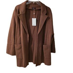 100% Organic Cotton Knit Blazer - XL NWT